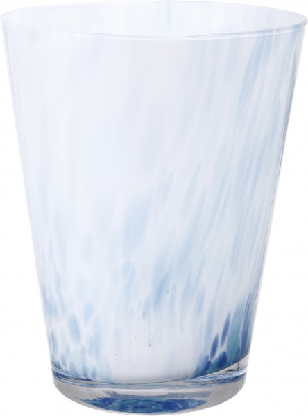 Ваза Wrzesniak Glassworks Confetti 24 см бело-сине-голубой 