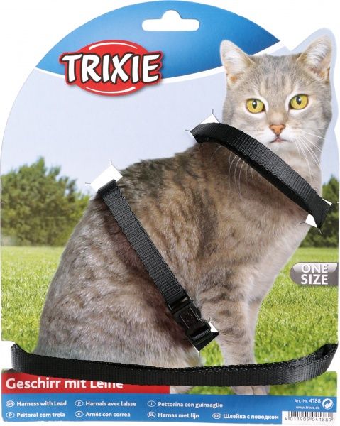 Шлейка TRIXIE з повідцем 10 мм 4188