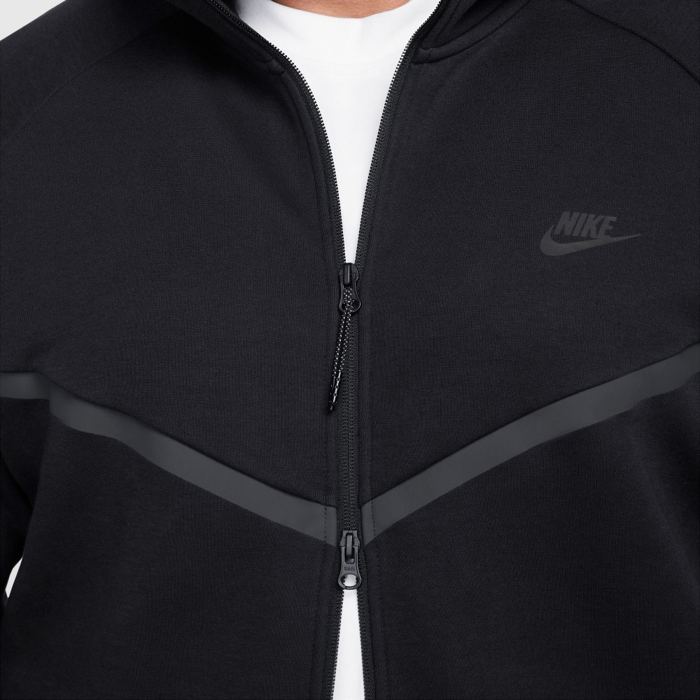 Джемпер Nike M NK TCH FLC FZ WR Hoodie HV0949-010 р.S чорний