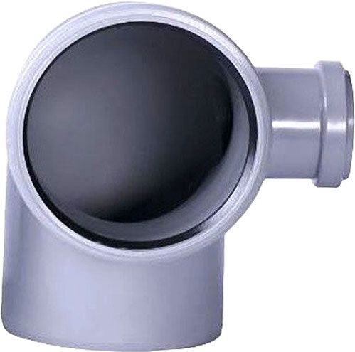 Колено 90° Инсталпласт 110x50x90 правое
