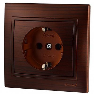Розетка Lezard Mira 701-0404-122В античний кедр