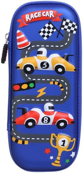 Пенал каркасный Перегоны синий