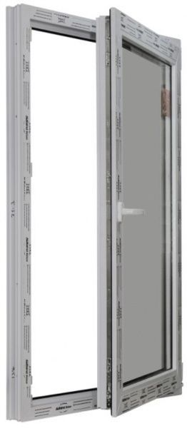 Окно поворотно-откидное ALMplast Delux 70 800x1200 мм правое + москитная сетка 