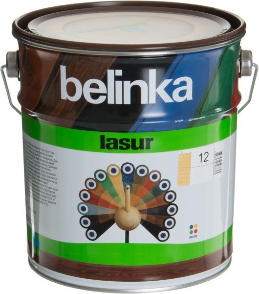 Фарба-лазур Belinka Lasur 12 безбарвний мат 2,5 л