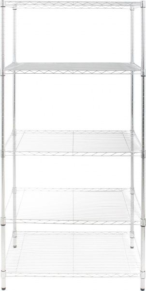 Стеллаж металлический 1800x900x610 мм хром (243671-5LC) 