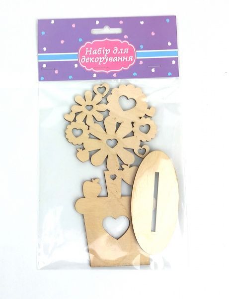 Набір для декорування Заготівка Вазон на підставці №3 Аплі-Краплі 