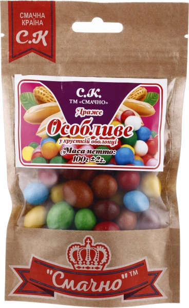 Драже Смачно Горіхове 100 г 