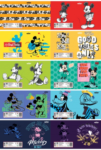 Тетрадь 48 листов в клетку Disney ТЕ13120 Тетрада