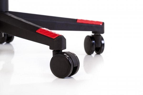 Крісло Nowy Styl HEXTER MX R1D TILT PL70 ECO/01 BLACK/RED FR чорний/червоний 