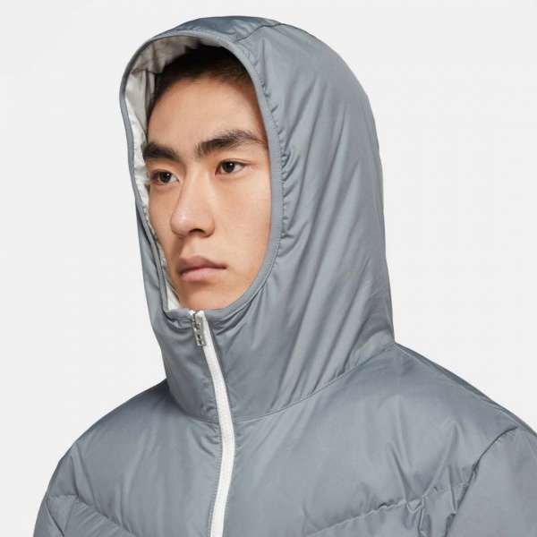 Куртка Nike M NSW SF WINDRUNNER HD JKT DD6795-077 р.M світло-сірий