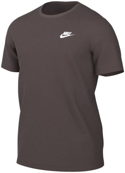 Футболка Nike M NSW CLUB TEE AR4997-004 р.M коричневий
