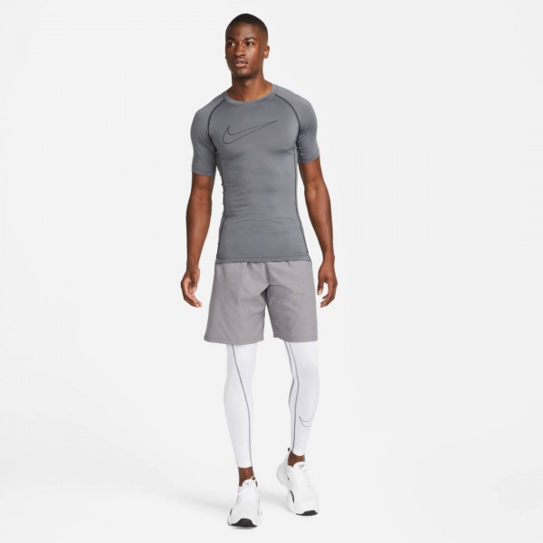 Футболка Nike M NP DF TIGHT TOP SS DD1992-068 р.L світло-сірий