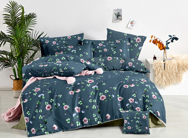 Комплект постільної білизни Morenia 1.5 різнокольоровий принт SoundSleep 