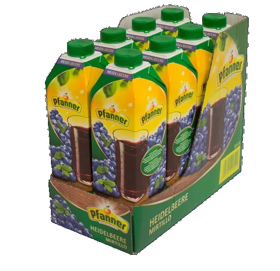 Напиток соковый Pfanner Черника 20% 1 л 