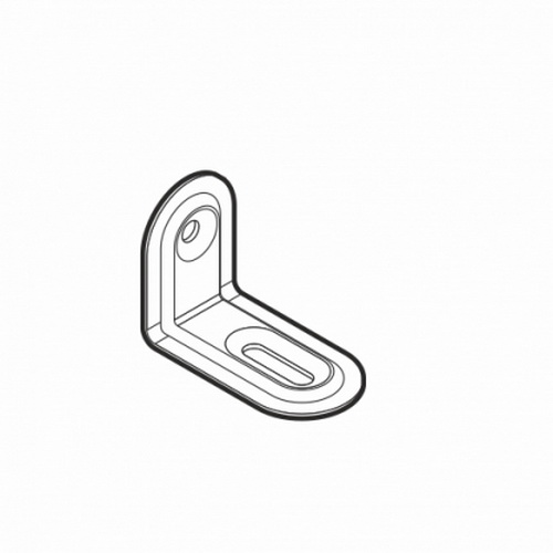 Кутник монтажний Domax L-подібний 40x28x22 мм 1 мм FKS2 білий