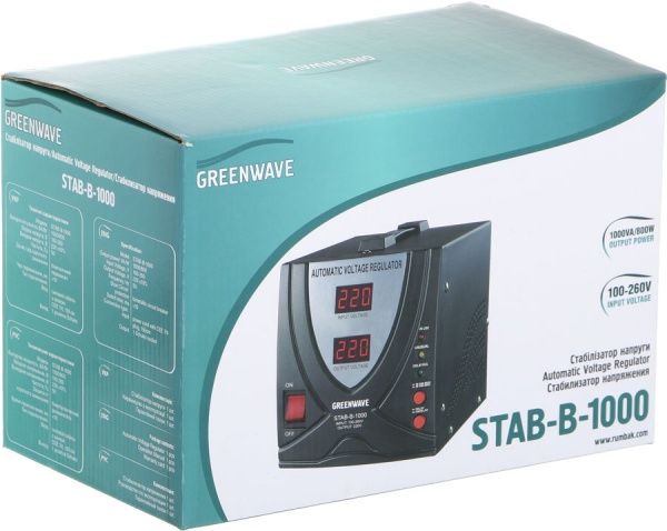 Стабилизатор напряжения Greenwave STAB-B-1000