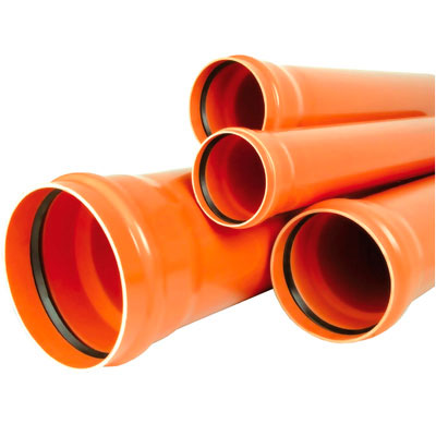 Труба наружная канализационная PolyPlastic ПВХ 110х2000 мм