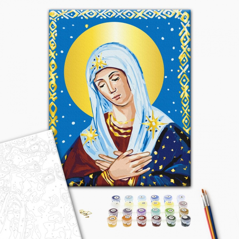 Картина за номерами Молитва серця © Каріна Зіміна 40х50 см Brushme