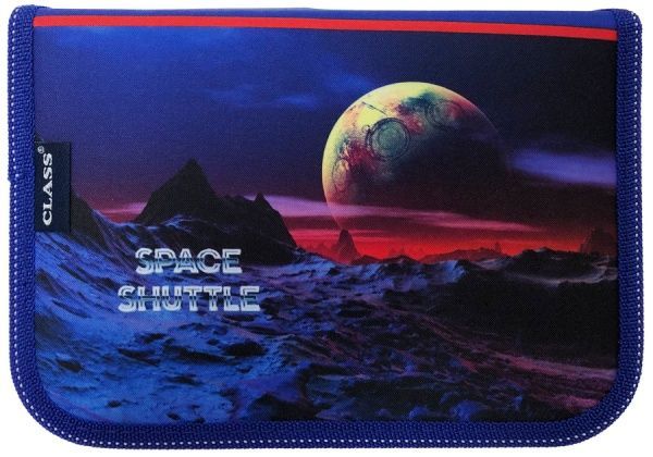 Пенал Space Shuttle 210/70D PL 20207 CLASS синий