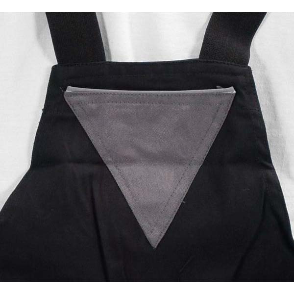 Полукомбинезон рабочий YATO р. L YT-80172 черный с серым