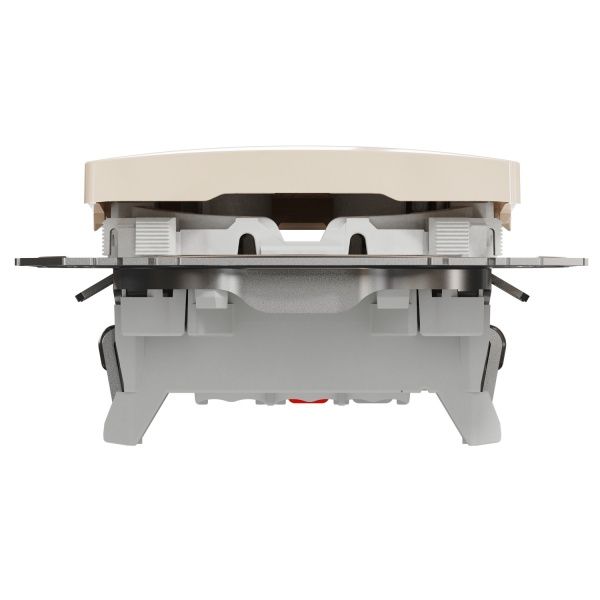 Выключатель одноклавишный Schneider Electric Sedna Design без подсветки 10 А 250В бежевый SDD112101