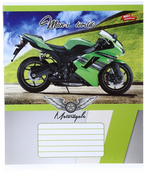 Тетрадь школьная с глитером 12 листов в клеточку в ассортименте Мечты сбываются