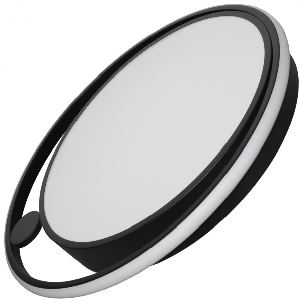 Світильник світлодіодний Hopfen з пультом ДК 80 Вт чорний 3000-6500 К SATELLITE 80W R BK 