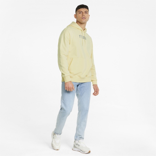 Джемпер Puma Downtown Graphic Hoodie 53367641 р. L желтый