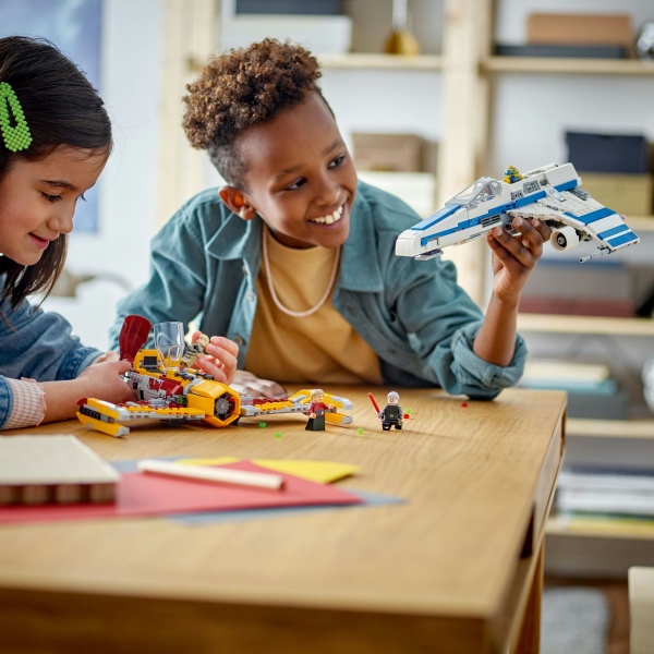 Конструктор LEGO Star Wars Винищувач Нової Республіки «E-Wing» проти Зоряного винищувача Шин Хаті 75364