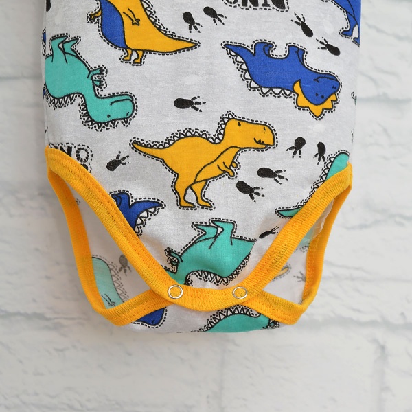 Боди детское для мальчика Blanka Дино р.68 серый 110295 