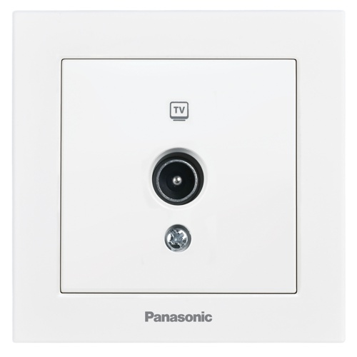 Розетка TV оконечная без заземления Panasonic Karre Plus 55 белый WDTC94512WH-UA1