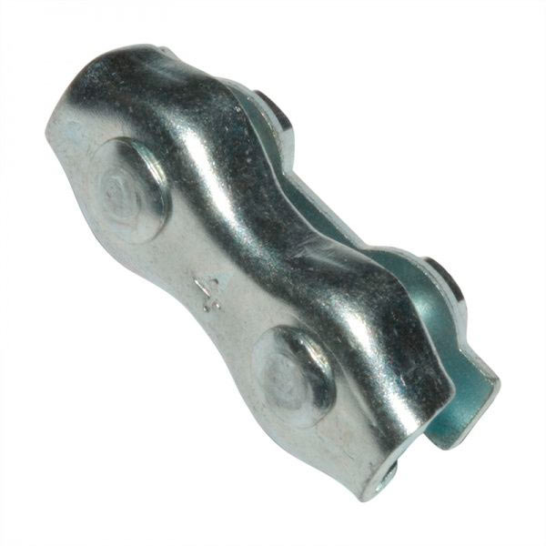 Затискач для троса подвійний 4 мм