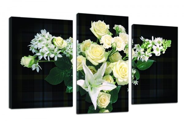 Картина модульна Квіти 469 акц. 100x53 см 