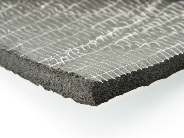 Шумоизоляционный каучук FRA фольгированный самоклеящийся 19 мм Normaizol