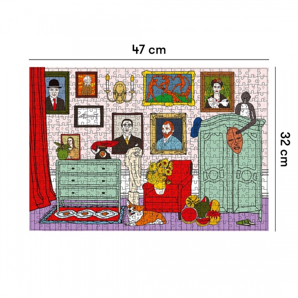 Пазл Кімната художників 500 елементiв orner-1361