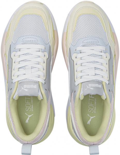 Кроссовки Puma X-Ray 2 Square 37310848 р.UK 6,5 бело-желтый