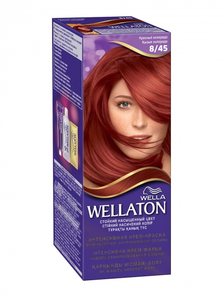 Крем-фарба Wella WELLATON 8/45 Червоний колорадо 110 мл