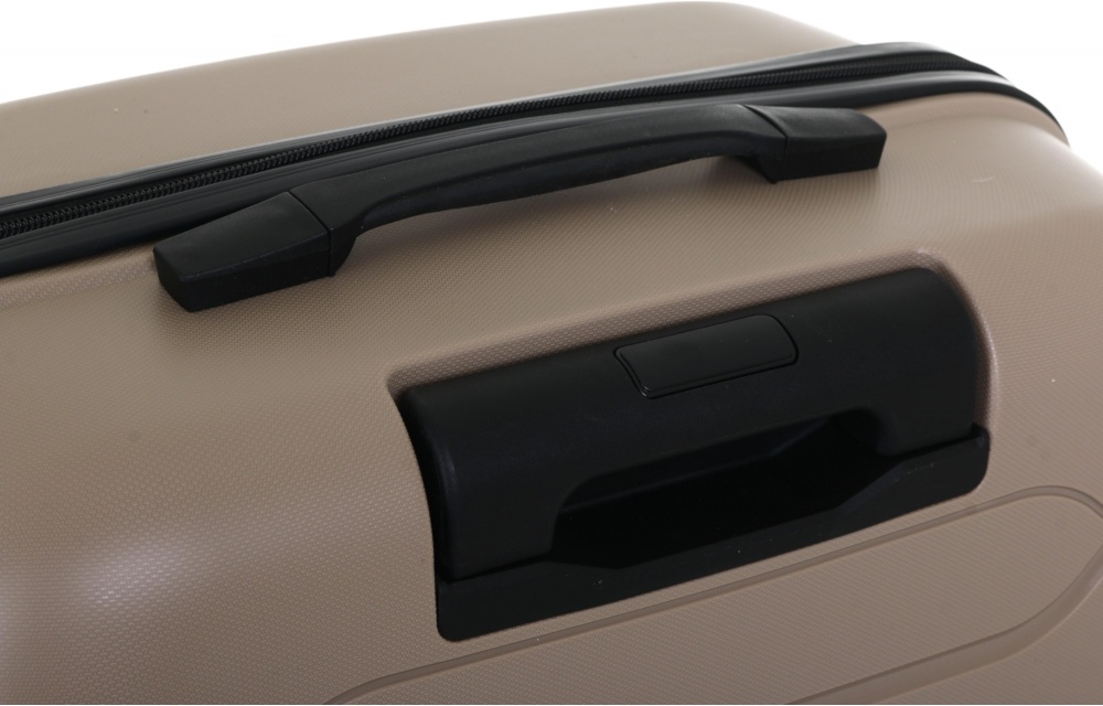 Чемодан Compass №XY007 L 93 л капучино 70x46x29 см