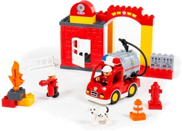 Конструктор строительный Полесье Пожарная станция 77523