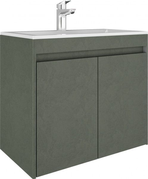 Тумба підвісна Water House Preference N1 70 МДФ цемент хакі під умив.Como 70