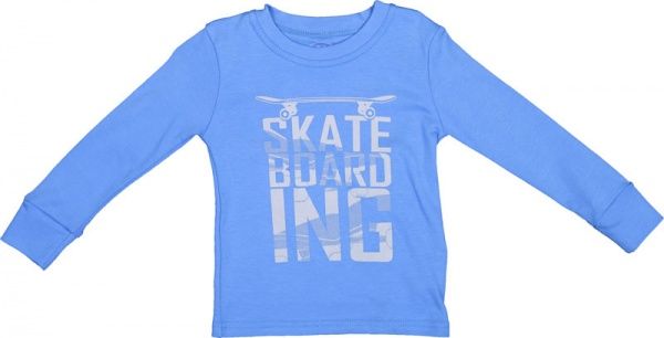 Піжама для хлопчиків Фламінго скейт р.98 меланж/джинс 