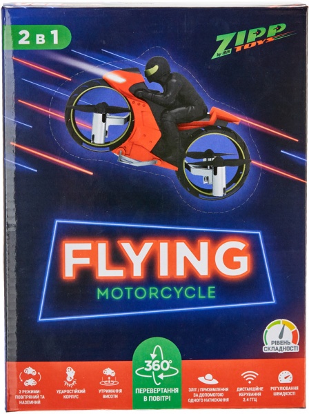 Квадрокоптер на р/у ZIPP Toys Flying Motorcycle красный 532.00.38