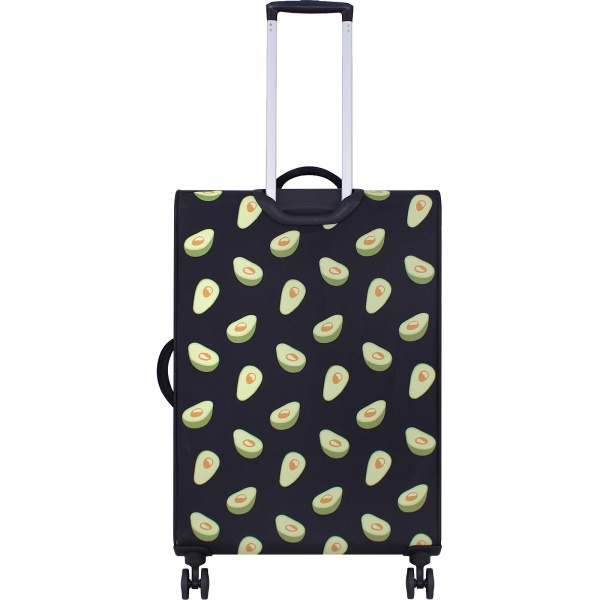 Чемодан Bagland Валенсия Авокадо L 83 л черный суб.763 (37966274) 