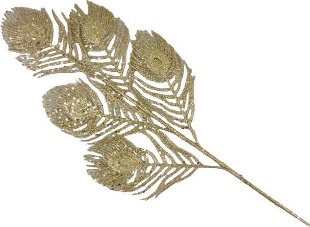 Гілочка декоративна хвіст павліна 82 см RS1Z2395