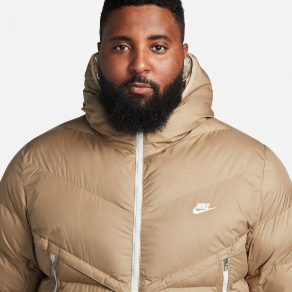 Пальто Nike M NK SF WR PL-FLD HD PARKA DR9609-247 р.M бежевий