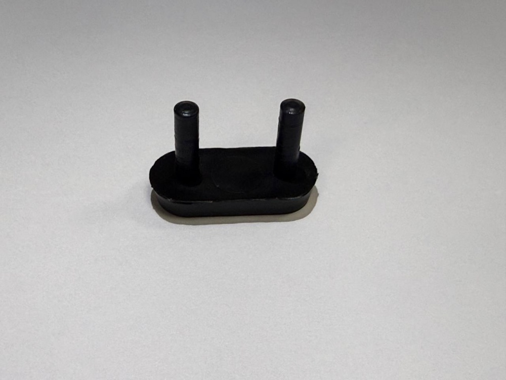 Заглушка для розетки 5 шт. черный C01B