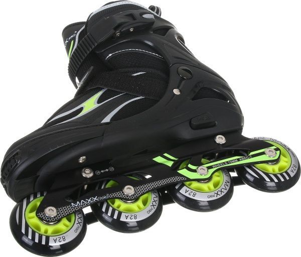 Роликовые коньки MaxxPro YX-0151-5SY р. 39-42 черно-салатовый