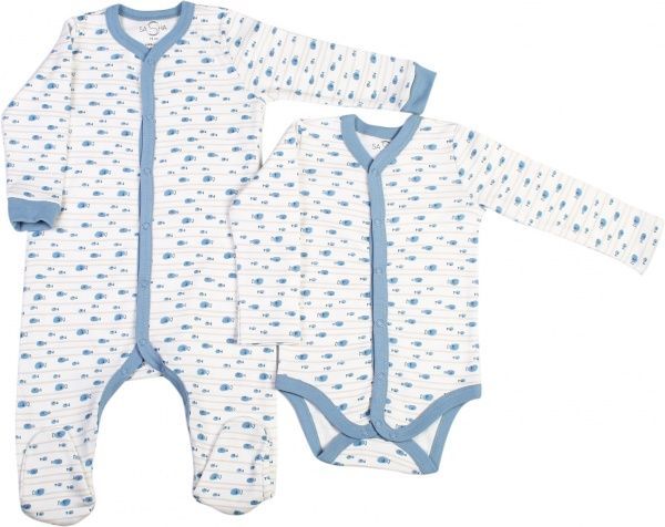 Боді дитяче Sasha р.68 молочний 4157/4 