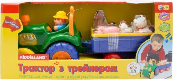 Набор Kiddieland Трактор с трейлером (укр.) 024753