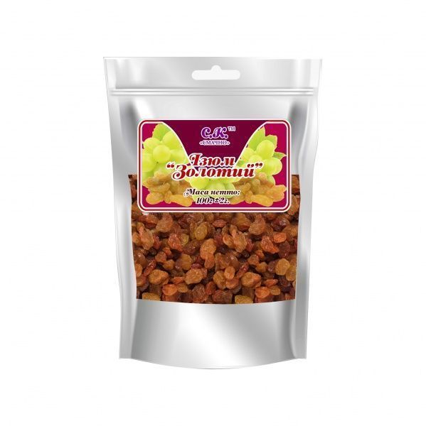Ізюм Смачно Золотий 100 г 